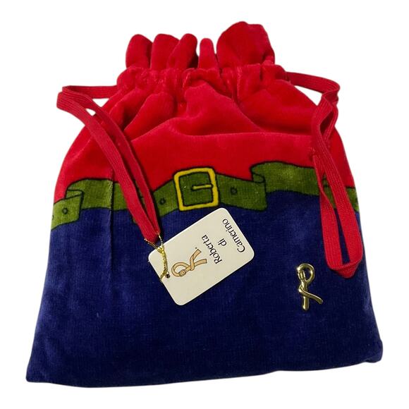 Roberta di Camerino drawstring Pouch handbag. Vintage NWT - Picture 1 of 9